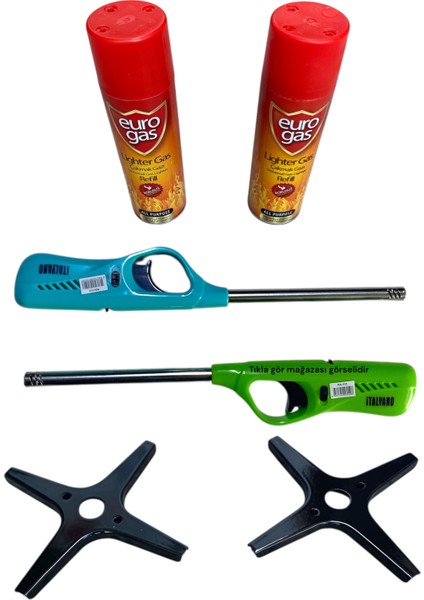 Uzun Çakmak Ocak Küçültücü Çakmak Gazı Mutfak Çakmağı Ocak Üstü Emaye Küçültücü Kokusuz Gaz 6lı Set fırsatları