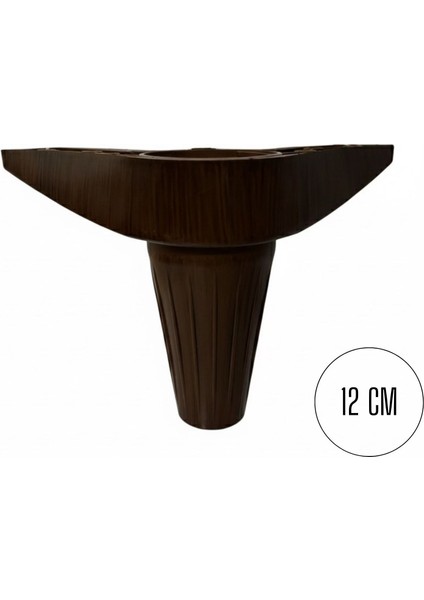 Yonca Ayarlı Ahşap Görünümlü Plastik Ayak 12-15CM modelleri