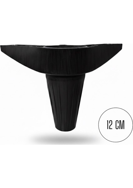 Yonca Ayarlı Siyah Plastik Ayak 12-15CM modelleri