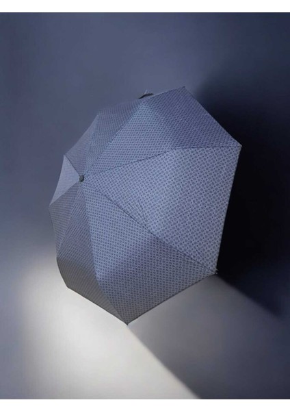 8 Telli Erkek Yarasa Şemsiye Gri Renkli ve Şık Tasarım