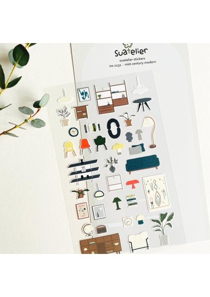 Deco Sticker Mid-Century Modern