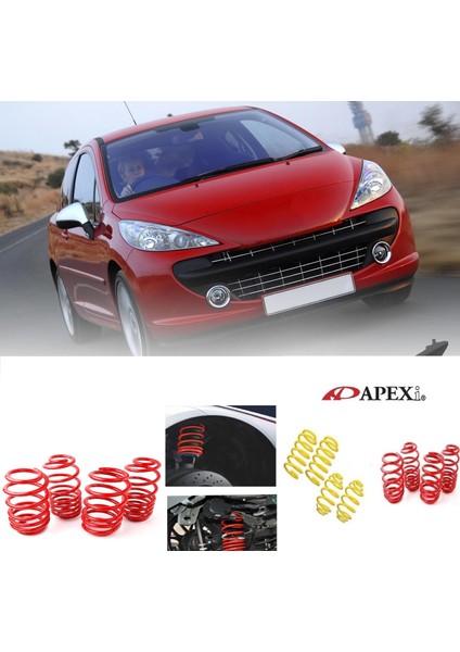 Peugeot 207 2006.2014 Apexi 3.5 cm Helezon Spor Yay