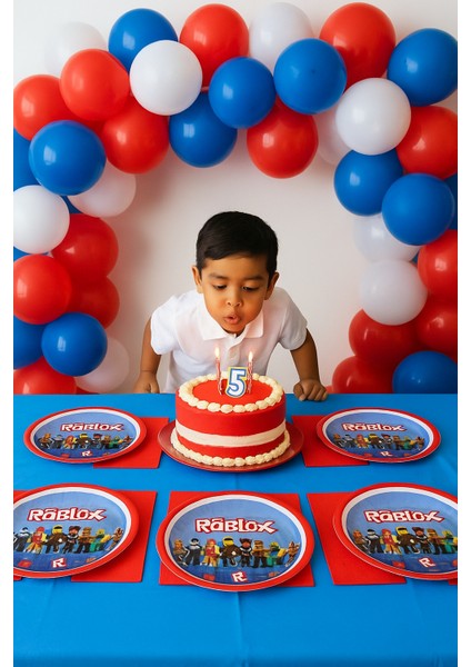 Tabak Roblox Temalı Karton Bardak 8li Paket Doğum Günü Bardağı modelleri