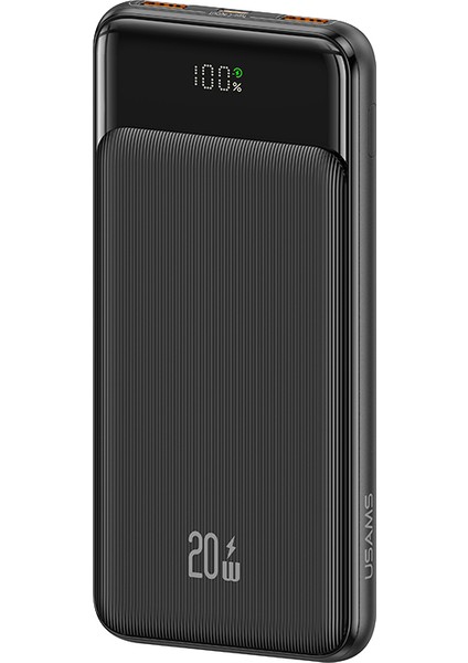 CD197 10000 Mah Powerbank | 20W Pd + Dual Qc Hızlı Şarj | 3 Çıkışlı | Type-C & Micro Giriş | LED Dijital Ekranlı Taşınabilir Şarj Cihazı