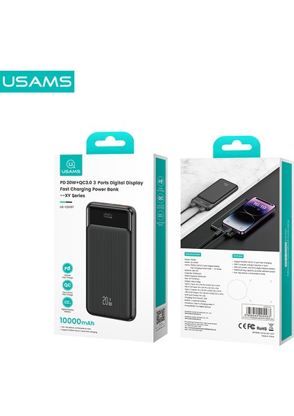 CD197 10000 Mah Powerbank | 20W Pd + Dual Qc Hızlı Şarj | 3 Çıkışlı | Type-C & Micro Giriş | LED Dijital Ekranlı Taşınabilir Şarj Cihazı indirimleri