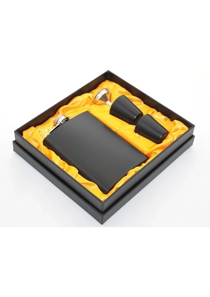 Paslanmaz Çelik 2 Shot Bardaklı Matara Seti ALK2671