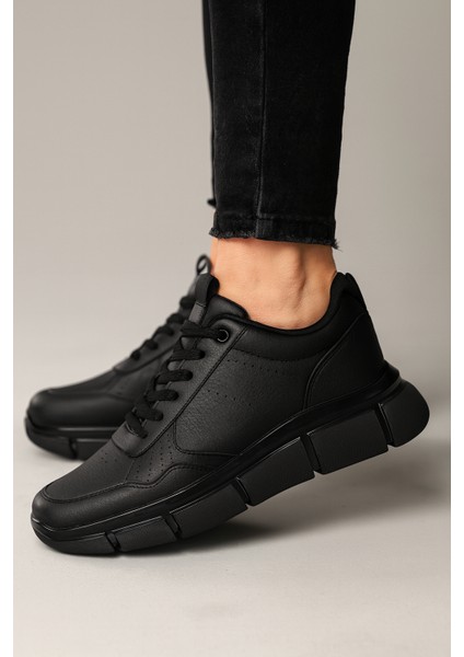 Newvesa Bestof 2016 Stil Sahibi Ultra Konfor Tabanlı Siyah Günlük Sneake