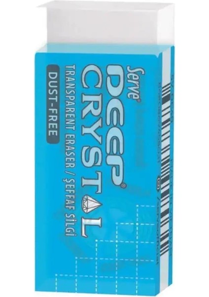 Deep Crystal Şeffaf Orta Boy Silgi No:40 1 Adet