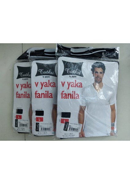 Marka Erkek V Yaka Kısa Kollu Ribana Atlet Fanila 3'lü fiyatları