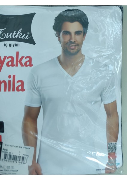 Marka Erkek V Yaka Kısa Kollu Ribana Atlet Fanila 3'lü fırsatları