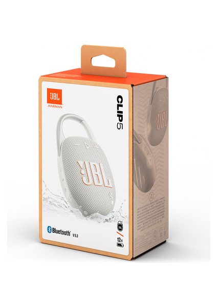 Clip 5 Taşınabilir Bluetooth Hoparlör Beyaz fiyatları