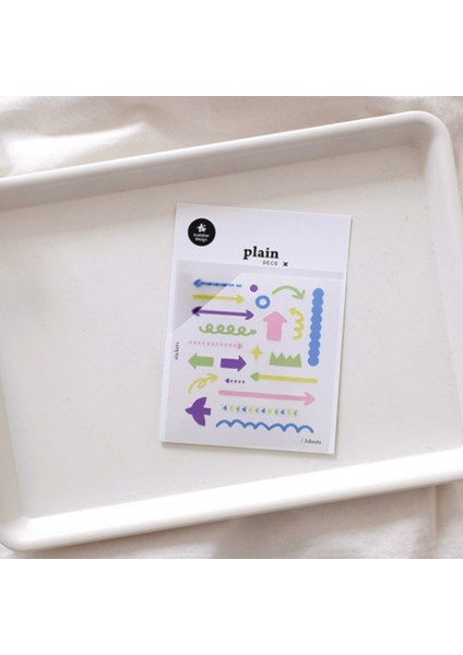 Deco Sticker Plain Label Stickers 1677 Plain 73