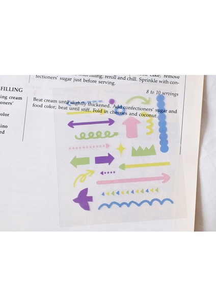 Deco Sticker Plain Label Stickers 1677 Plain 73 fiyatları