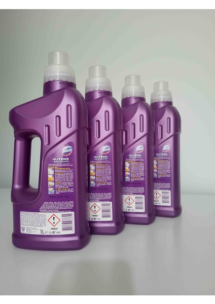 Hijyenik Sıvı Leke Çıkarıcı Tüm Çamaşırlar 1000 ml 4 Adet fırsatları
