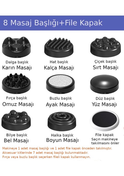 M2 G5 Tip Elektrikli Masaj Aleti Şarjlı Titreşimli Boyun Ayak Bel Sırt Bacak Omuz Selülit Cihazı Makinesi