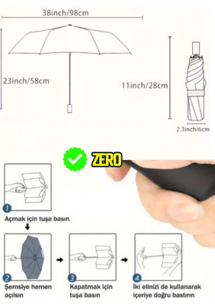 Tam Otomatik Kırılmaz Şemsiye Unisex Çanta Boy Lacivert modelleri