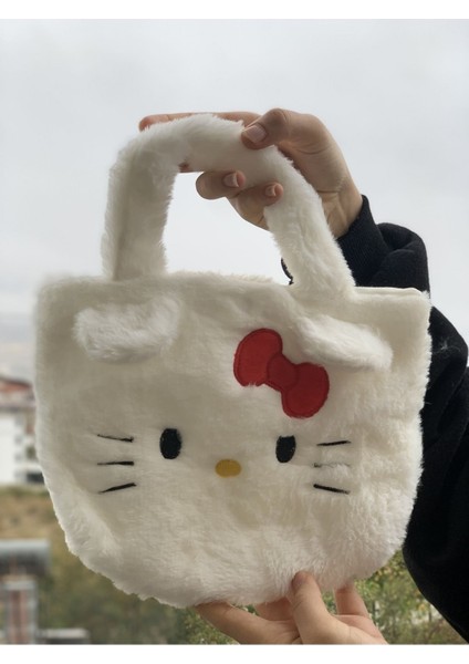 1 Adet Sevimli Peluş Hello Kitty Cinnamaroll Karikatür Çanta
