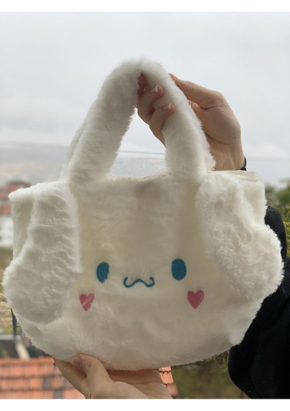 1 Adet Sevimli Peluş Hello Kitty Cinnamaroll Karikatür Çanta