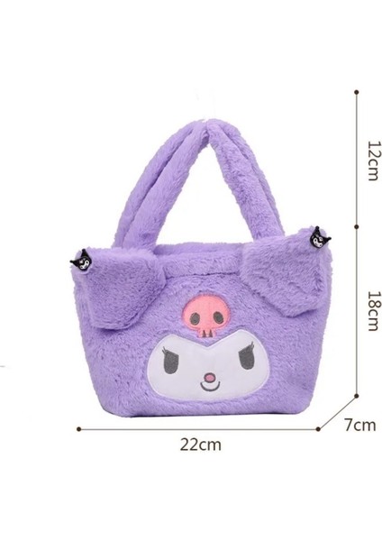 1 Adet Sevimli Peluş Hello Kitty Cinnamaroll Karikatür Çanta