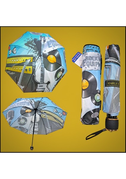 Rüzgara Dayanıklı 8 Telli Yarasa Modeli, Çok Renkli ve Şık Tasarım