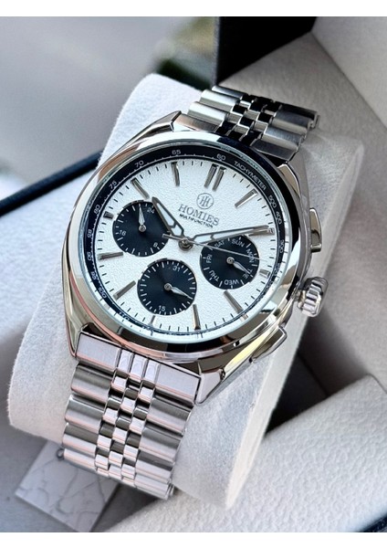 Multifonksiyon Erkek Kol Saati 3 Atm Gümüş Renk Bileklik Hediyeli HMSH5IU5 fiyatları