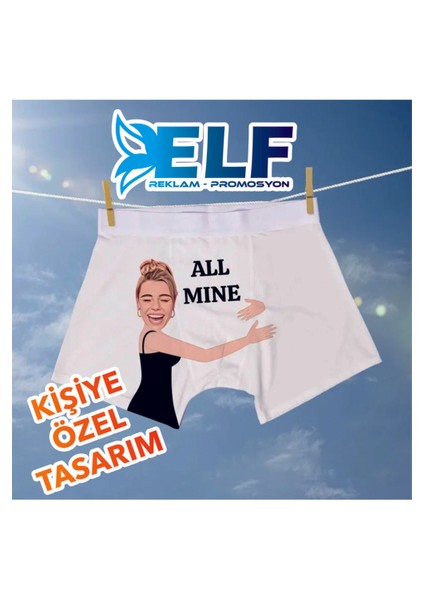 Kişiye Özel Baskılı Boxer