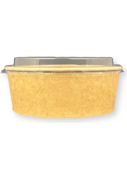 Kraft Karton Salata Kasesi Kapaklı 1300CC
