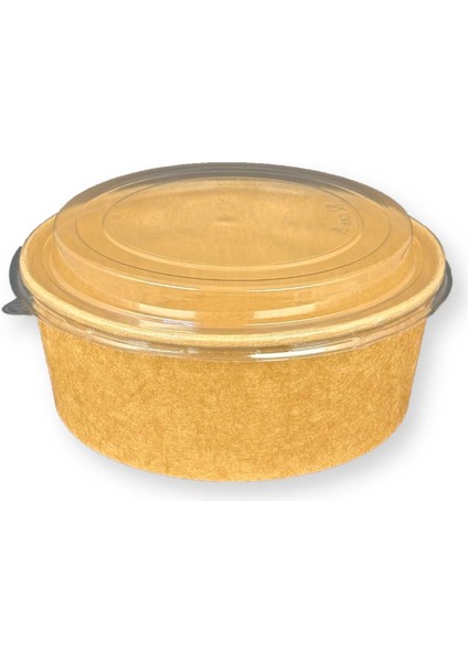 Kraft Karton Salata Kasesi Kapaklı 1300CC modelleri