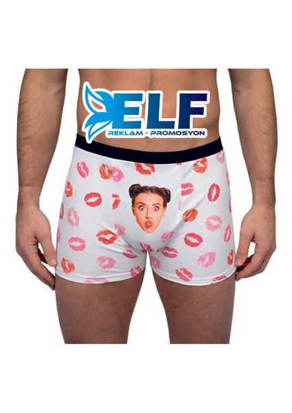 Kişiye Özel Basklı Boxer Fotoğraflı modelleri