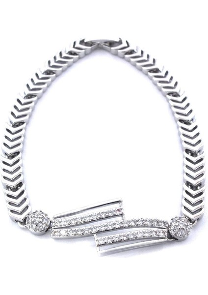 316L Çelik Zirkon Taşlı Kadın Bileklik BLK-1033 fiyatları