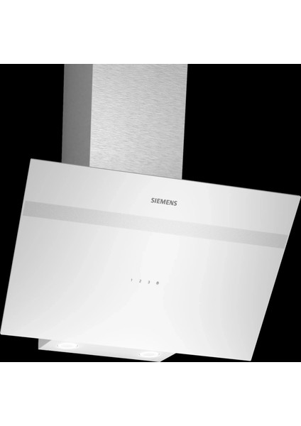 LC64KPJ20T IQ300, Duvar Tipi Davlumbaz, Eğimli Cam Tasarım, 60 Cm, Beyaz