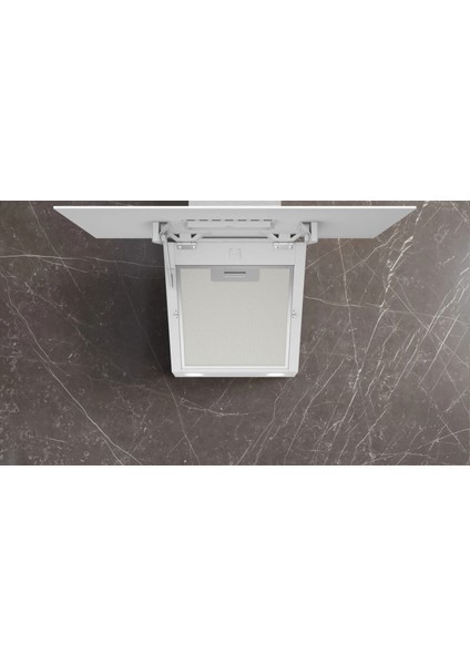 LC64KPJ20T IQ300, Duvar Tipi Davlumbaz, Eğimli Cam Tasarım, 60 Cm, Beyaz indirimleri