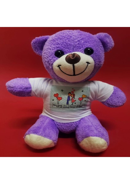 Buğz Sevgililer Günü Hediye Tişörtlü Ayıcık