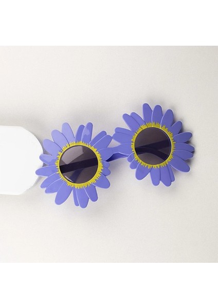 Buğz Mor Renk Papatya Şekilli Parti Gözlüğü 18X10 cm modelleri