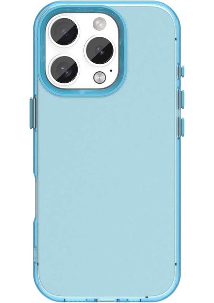 Iphone 16 Pro Max Uyumlu Kılıf Sararmaz Leke Tutmaz Buzlu Mat Renkli Soft Transparan Silikon Kapak