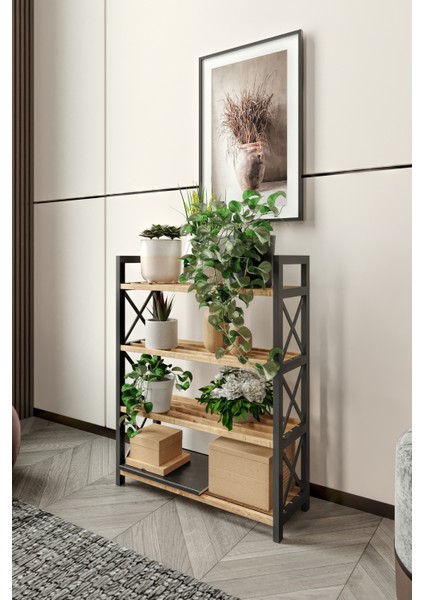 Dekorati Saksılık Çiçeklik 4 Katlı