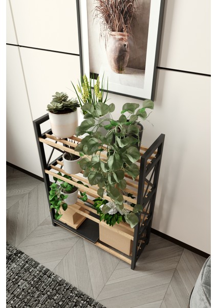 Dekorati Saksılık Çiçeklik 4 Katlı modelleri