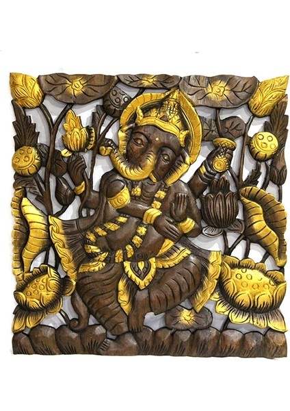 Buğz Ahşap Duvara Asmalı El Oyması Pano 2/1 fiyatları