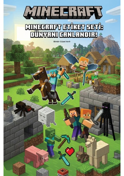 Minecraft Sticker / Etiket (Ajanda, Scrapbook, Bullet Journal)