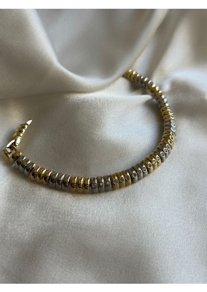 Luckyb Altın Kaplama Çelik Bileklik