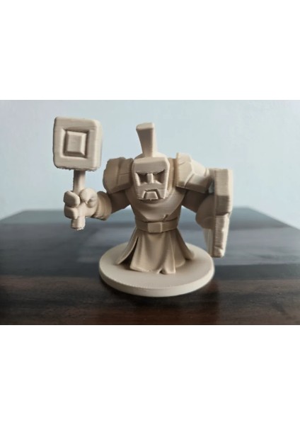 CRAFTSY3D Mavi Yakın Dövüş Minyon Figür – 3D Baskı Dekoratif Koleksiyon Ürünü fırsatları