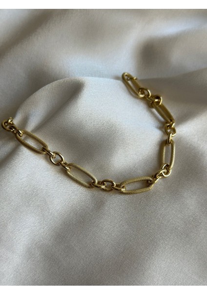 14K Altın Kaplama Çelik Bileklik