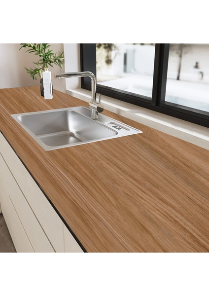 Ahşap Desenli Folyo, Mutfak, Dolap, Masa Kaplama Folyosu No: 6021 indirimleri