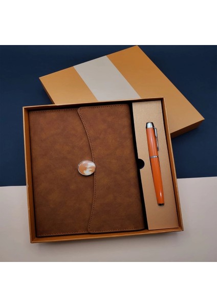 Buğz Kutulu Defter Kalem Set