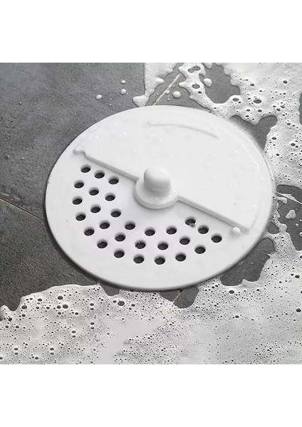 Banyo Koku Önleyici Gider Koku Önleyici Süzgeci Lavabo Küvet Duşa Kabin Tıkacı Beyaz M-137