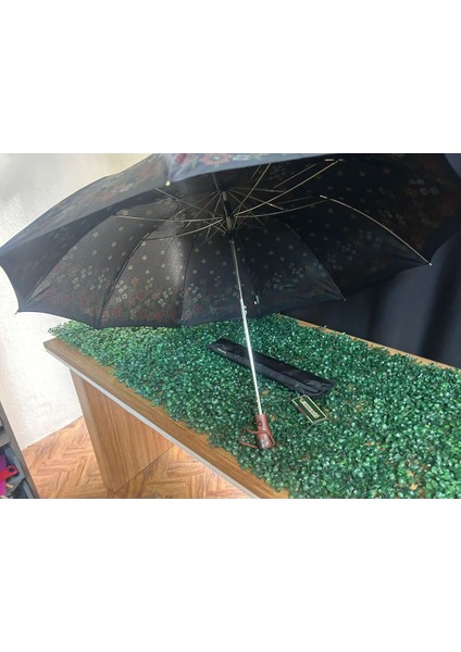 Otomatik Açılır Şemsiye, 10 Telli, Kapalı, 40 Cm, 92 cm Çap, Siyah modelleri
