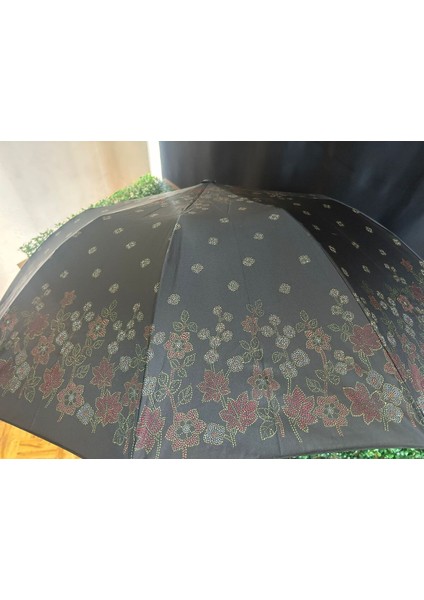 Otomatik Açılır Şemsiye, 10 Telli, Kapalı, 40 Cm, 92 cm Çap, Siyah fırsatları