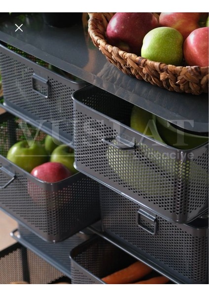 4 Katlı 8 Bölmeli Tekerlekli Sebzelik fiyatları