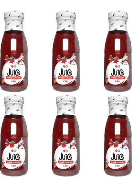 Og 6&apos;lı Organik Çilek Suyu 250 ml