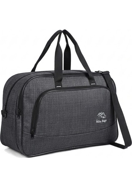 nil-01 UNISEX HAVLU KUMAŞ HOSTES VALİZ SEYAHAT TATİL SPOR HASTANE ÇOK GÖZLÜ EL VE OMUZ ÇANTASI KABİN BOY